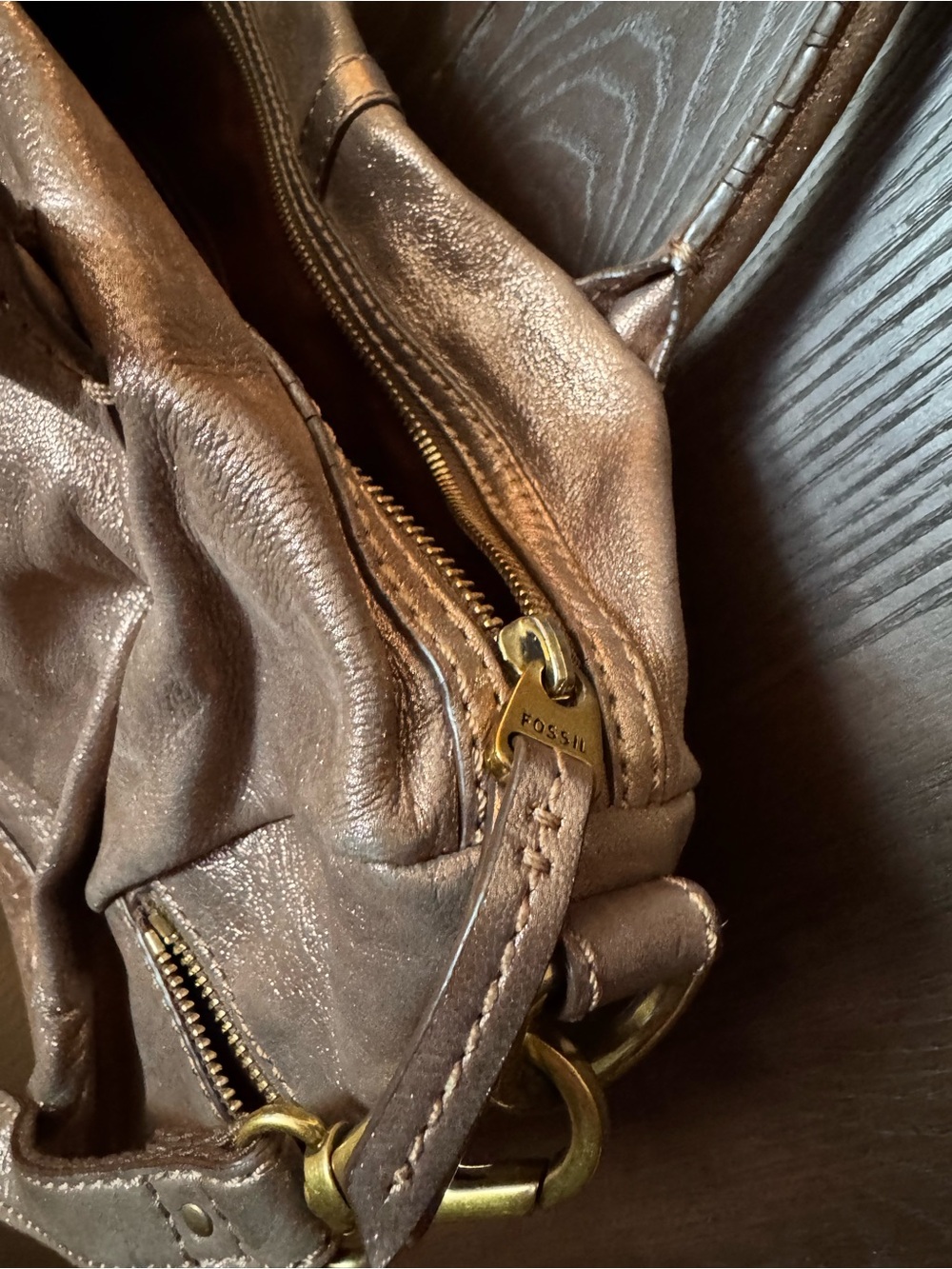 FOSSIL leather bag - Picture 2 of 7